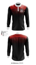 Hazelwood West High School Swimming 9230295 Quarter Zip Jacket - 1