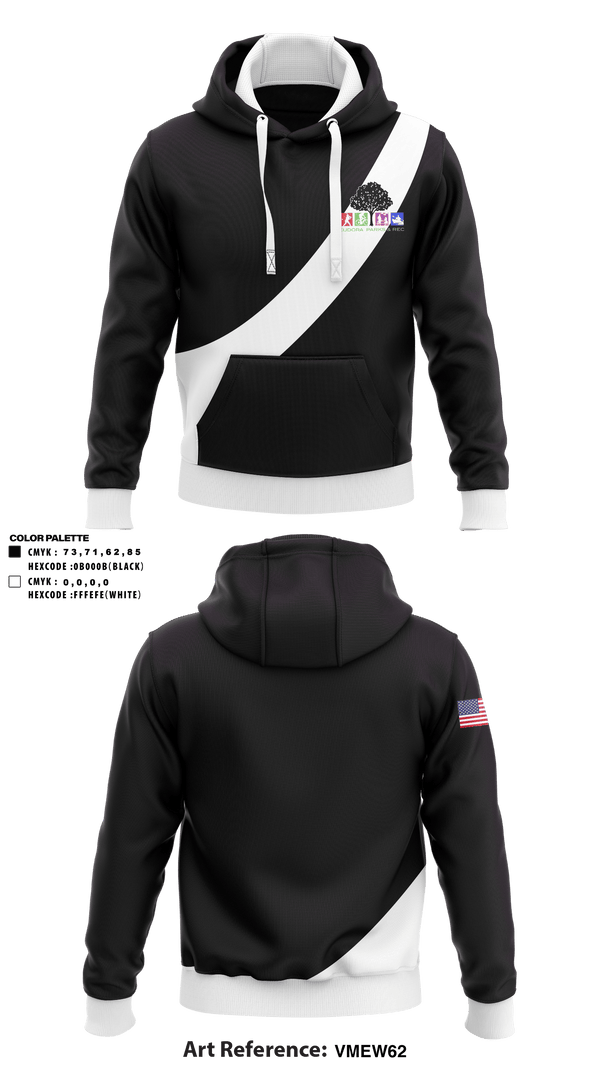 Hoodie, Eudora Parks & Recreation, Spirit Store, Teamtime, Team time, sublimation, custom sports apparel, team uniforms, spirit wear, spiritwear, sports uniforms, custom shirts, team store, custom team store, fundraiser sports, apparel fundraiser