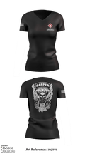 2nd PLT Chainsmokers 3207502 Women's Short Sleeve V-neck Shirt - 2