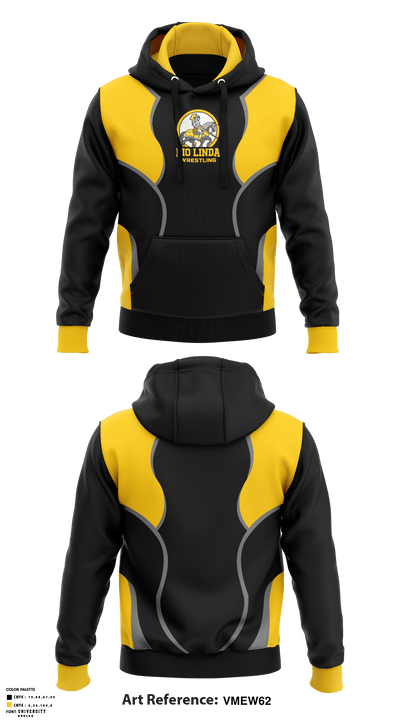 Rio Linda High School Wrestling 69384495 Hoodie - 1