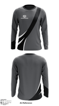 Parkersburg Christian School 65054634 Long Sleeve Performance Shirt - 1