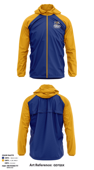 Windbreaker, Tigers, Football, Teamtime, Team time, sublimation, custom sports apparel, team uniforms, spirit wear, spiritwear, sports uniforms, custom shirts, team store, custom team store, fundraiser sports, apparel fundraiser