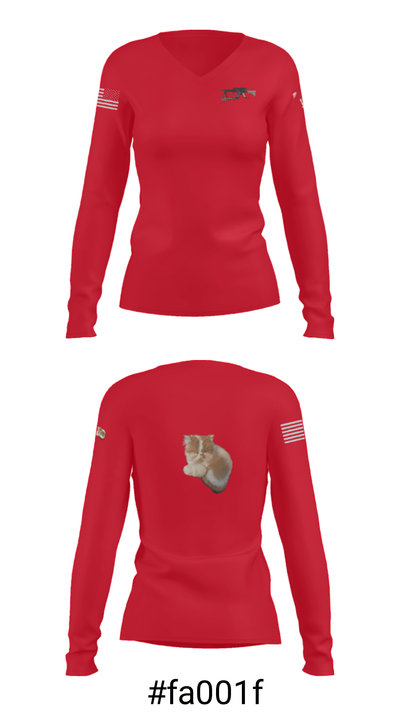 ISS 6154351 Women's Long Sleeve V-neck Shirt - 37