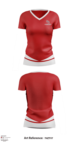 Women's Short Sleeve Vneck Shirt, Bridgewater-Raynham Regional High School Hockey, , Teamtime, Team time, sublimation, custom sports apparel, team uniforms, spirit wear, spiritwear, sports uniforms, custom shirts, team store, custom team store, fundraiser sports, apparel fundraiser