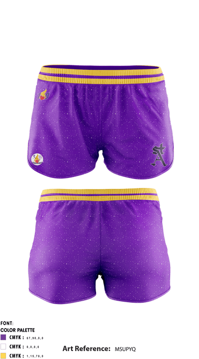 St. Augustine Saints 97476838 Track Shorts - 1