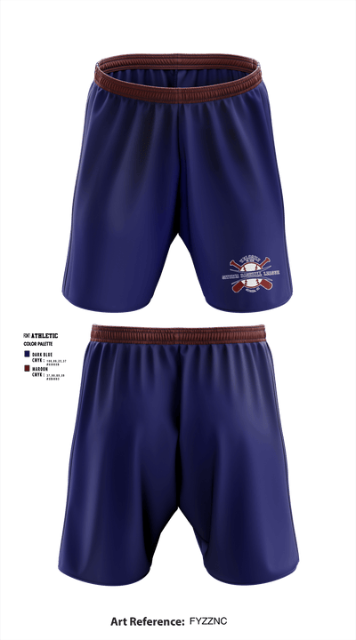 Smyrna Baseball League 88173557 Athletic Shorts With Pockets - 1