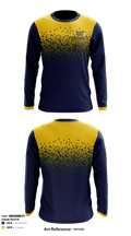 Wilkes University Swimming 33902345 Long Sleeve Performance Shirt - 1