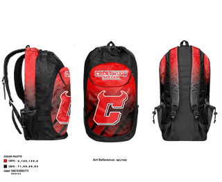 Gear Bag, Crestwood High School Soccer, Men's Soccer, Teamtime, Team time, sublimation, custom sports apparel, team uniforms, spirit wear, spiritwear, sports uniforms, custom shirts, team store, custom team store, fundraiser sports, apparel fundraiser