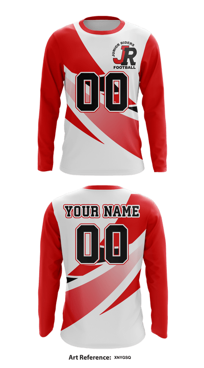 Ottawa JR Riders 77050376 Long Sleeve Performance Shirt - 2