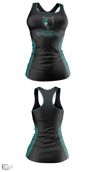 Tank Top, Westminster High School Cheer, School Spirit Store, Teamtime, Team time, sublimation, custom sports apparel, team uniforms, spirit wear, spiritwear, sports uniforms, custom shirts, team store, custom team store, fundraiser sports, apparel fundraiser