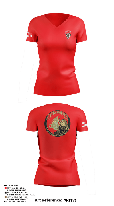 Pale Horse 72886265 Women's Short Sleeve V-neck Shirt - 17