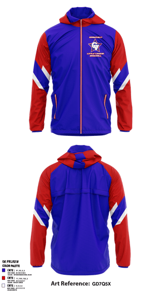 Windbreaker, Grandview Little League, Baseball, Teamtime, Team time, sublimation, custom sports apparel, team uniforms, spirit wear, spiritwear, sports uniforms, custom shirts, team store, custom team store, fundraiser sports, apparel fundraiser
