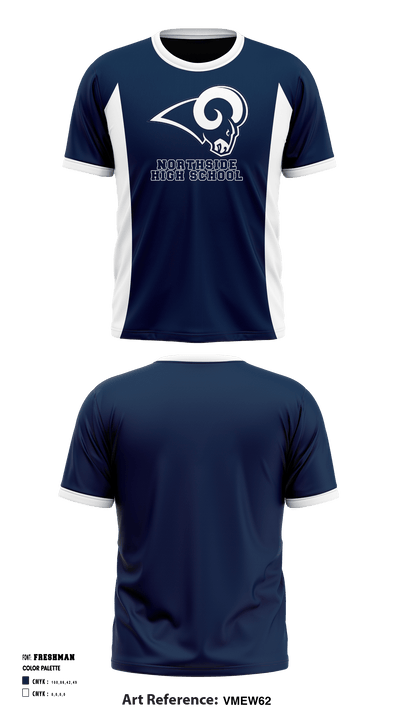 Northside High School Cheer 84097630 Short Sleeve Performance Shirt - 1
