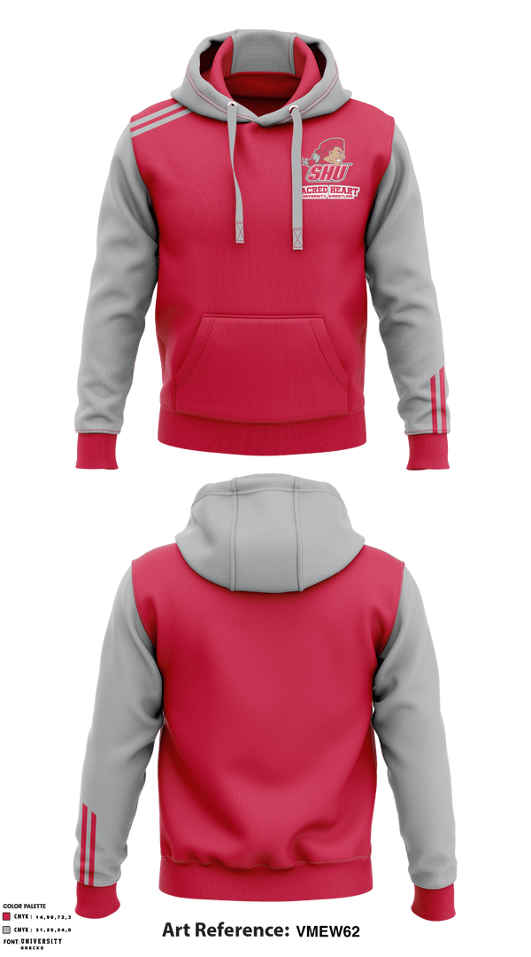 Hoodie, Sacred Heart University Wrestling, Wrestling, Teamtime, Team time, sublimation, custom sports apparel, team uniforms, spirit wear, spiritwear, sports uniforms, custom shirts, team store, custom team store, fundraiser sports, apparel fundraiser