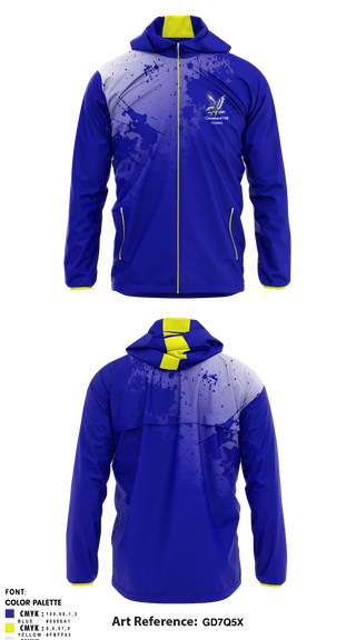 Windbreaker, Cleveland Hill High School Tennis, Tennis, Teamtime, Team time, sublimation, custom sports apparel, team uniforms, spirit wear, spiritwear, sports uniforms, custom shirts, team store, custom team store, fundraiser sports, apparel fundraiser