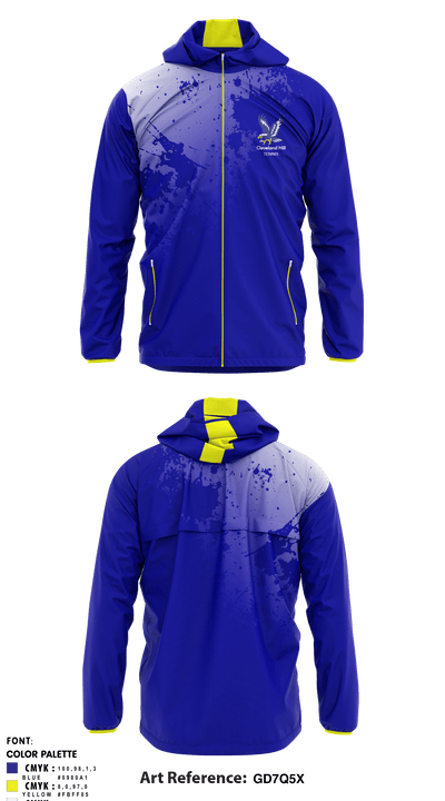 Cleveland Hill High School Tennis 1461357 Windbreaker - 1