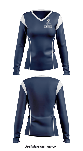 Women's Long Sleeve Vneck Shirt, La Vergne High School Basketball, Women's Basketball, Teamtime, Team time, sublimation, custom sports apparel, team uniforms, spirit wear, spiritwear, sports uniforms, custom shirts, team store, custom team store, fundraiser sports, apparel fundraiser