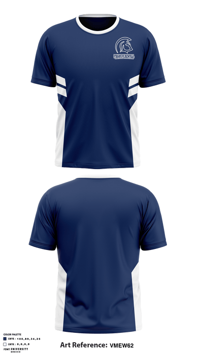 Francis Howell Central High School Wrestling 39497187 Short Sleeve Performance Shirt - 1