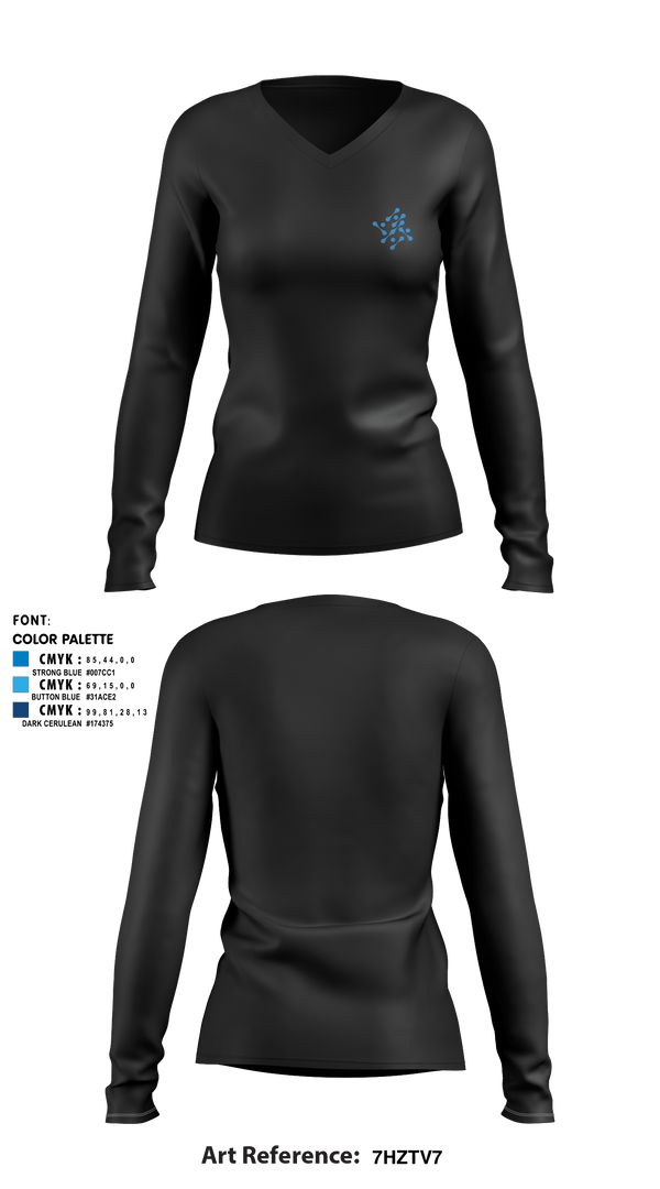 Women's Long Sleeve Vneck Shirt, , , Teamtime, Team time, sublimation, custom sports apparel, team uniforms, spirit wear, spiritwear, sports uniforms, custom shirts, team store, custom team store, fundraiser sports, apparel fundraiser