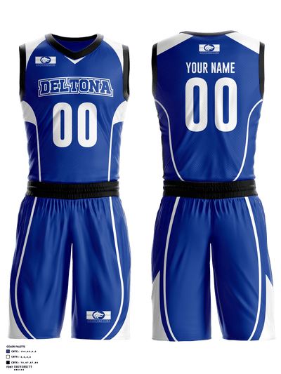 Deltona High School basketball 29204640 Basketball Uniform - 1