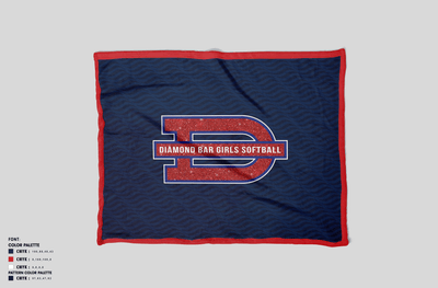 Diamond Bar Girls Softball 1743931 Blanket - 1