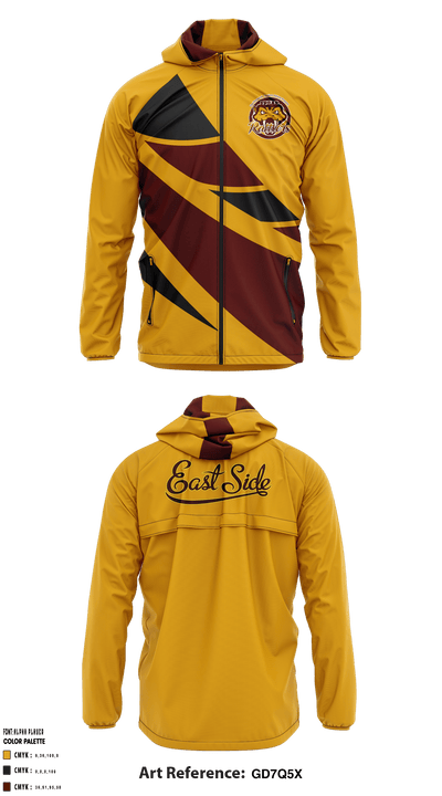 East Pensacola Rattlers 64235752 Windbreaker - 1