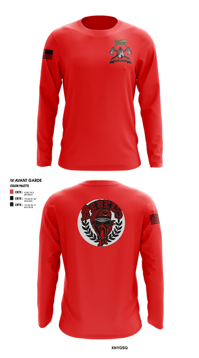 Apache troop 3-73 79297074 Long Sleeve Performance Shirt - 1