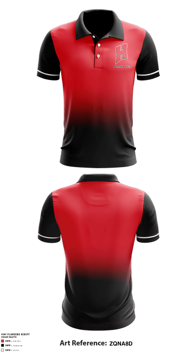 Holland High School Golf 44694732 Short Sleeve Performance Polo - 1