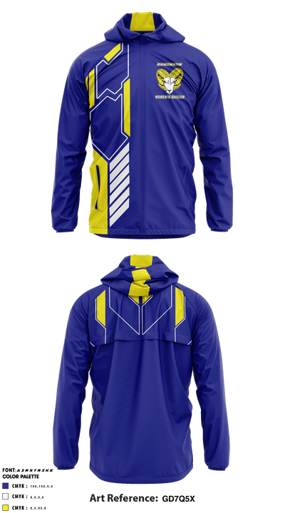 Robinson Secondary School Soccer 74424534 Windbreaker - 1