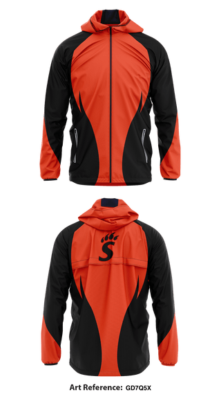 Windbreaker, Spencerville High School Cheer, School Spirit Store, Teamtime, Team time, sublimation, custom sports apparel, team uniforms, spirit wear, spiritwear, sports uniforms, custom shirts, team store, custom team store, fundraiser sports, apparel fundraiser