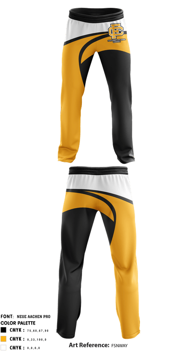 Floyd County High School Basketball 82259610 Sweatpants - 1