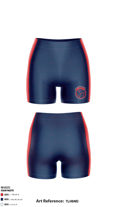 Sage Valley Junior High School Women's Volleyball 80348519 Compression Shorts - 1