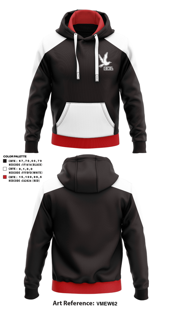 Hoodie, EnL, Men's Volleyball, Teamtime, Team time, sublimation, custom sports apparel, team uniforms, spirit wear, spiritwear, sports uniforms, custom shirts, team store, custom team store, fundraiser sports, apparel fundraiser