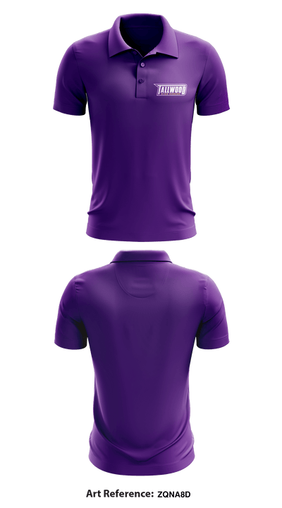 Tallwood Track & Field 44257356 Short Sleeve Performance Polo - 1