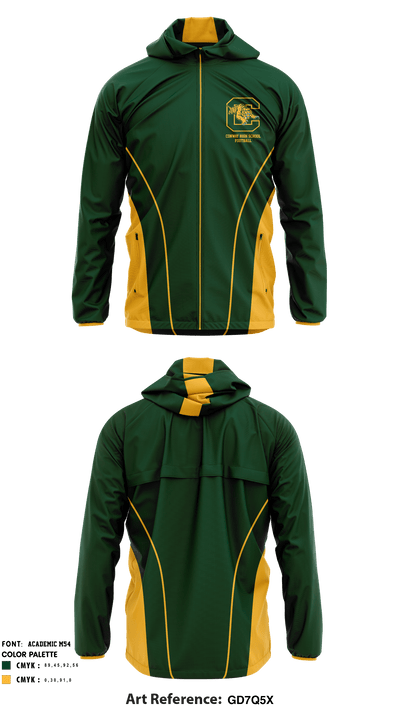 Conway High School Football 2543740 Windbreaker - 1