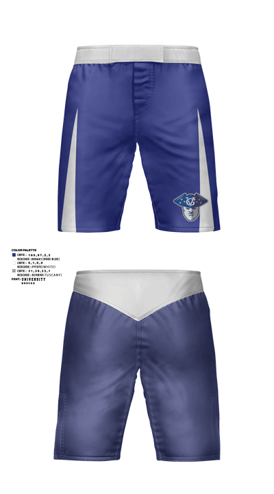Inter County Wrestling League 80526106 Fight Shorts - 1