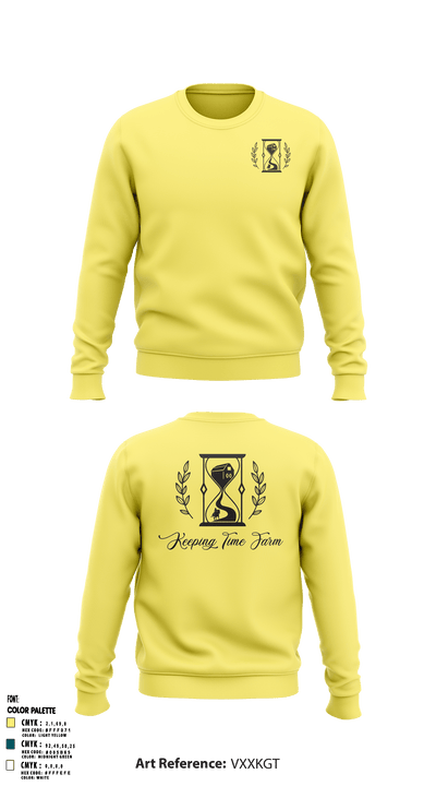 Keeping Time Farm 90678690 Crew Neck Sweatshirt - 4