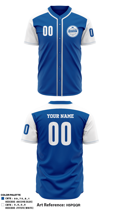 Two Button Baseball Jersey, Minnetonka Baseball Association, Baseball, Teamtime, Team time, sublimation, custom sports apparel, team uniforms, spirit wear, spiritwear, sports uniforms, custom shirts, team store, custom team store, fundraiser sports, apparel fundraiser
