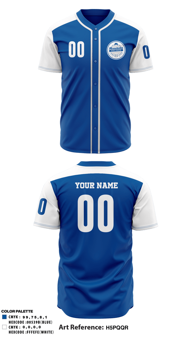 Two Button Baseball Jersey, Minnetonka Baseball Association, Baseball, Teamtime, Team time, sublimation, custom sports apparel, team uniforms, spirit wear, spiritwear, sports uniforms, custom shirts, team store, custom team store, fundraiser sports, apparel fundraiser