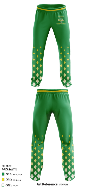 Robert A Taft Information Technology High School Volleyball 73542738 Sweatpants - 1