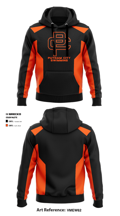 Putnam City High School Swimming 28895365 Hoodie - 1
