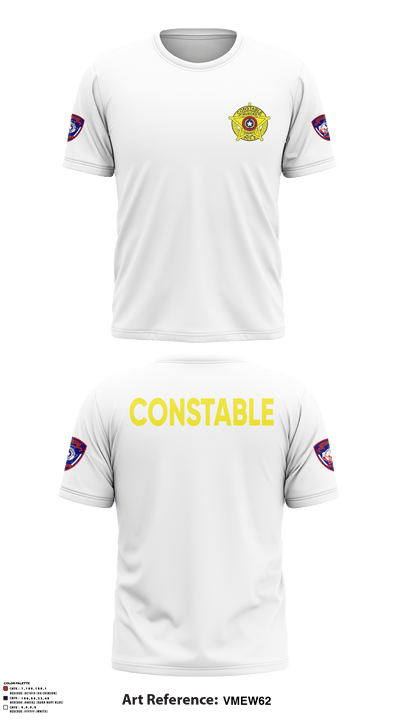 Nueces County Constable Pct 3 85430469 Short Sleeve Performance Shirt - 6