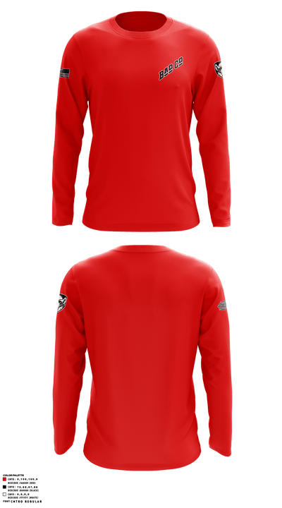 3BEB, Bad Co 50858334 Long Sleeve Performance Shirt - 1
