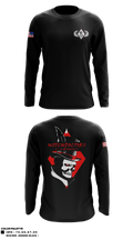 D co 6-101 AVN REGT 1442512 Long Sleeve Performance Shirt - 1