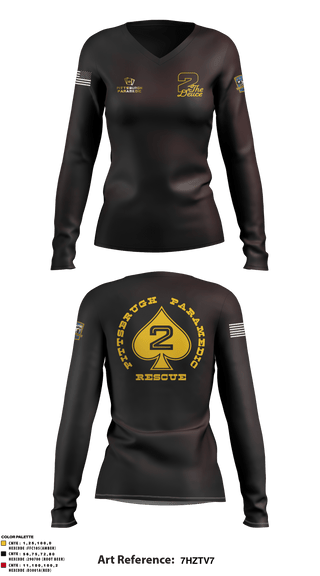 Women's Long Sleeve Vneck Shirt, , Fire Department, Teamtime, Team time, sublimation, custom sports apparel, team uniforms, spirit wear, spiritwear, sports uniforms, custom shirts, team store, custom team store, fundraiser sports, apparel fundraiser