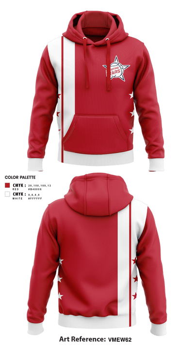 Shooting Star Basketball 23909711 Hoodie - 1