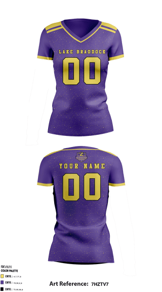 Women's Short Sleeve Vneck Shirt, Lake Braddock Secondary School Women's Volleyball, Women's Volleyball, Teamtime, Team time, sublimation, custom sports apparel, team uniforms, spirit wear, spiritwear, sports uniforms, custom shirts, team store, custom team store, fundraiser sports, apparel fundraiser