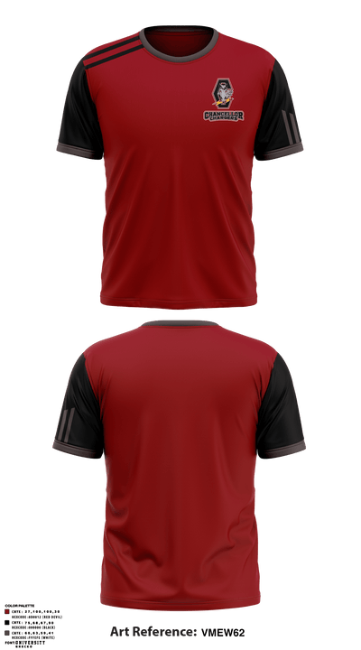 Chancellor Chargers 8081772 Short Sleeve Performance Shirt - 1