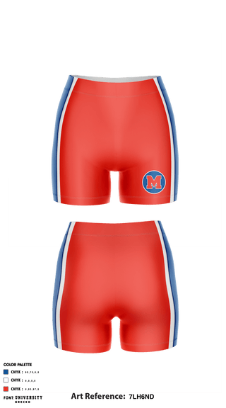 Compression Shorts, Midway High School Volleyball, Women's Volleyball, Teamtime, Team time, sublimation, custom sports apparel, team uniforms, spirit wear, spiritwear, sports uniforms, custom shirts, team store, custom team store, fundraiser sports, apparel fundraiser