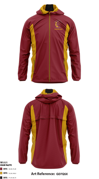 Windbreaker, Covington Middle School Cheer, School Spirit Store, Teamtime, Team time, sublimation, custom sports apparel, team uniforms, spirit wear, spiritwear, sports uniforms, custom shirts, team store, custom team store, fundraiser sports, apparel fundraiser